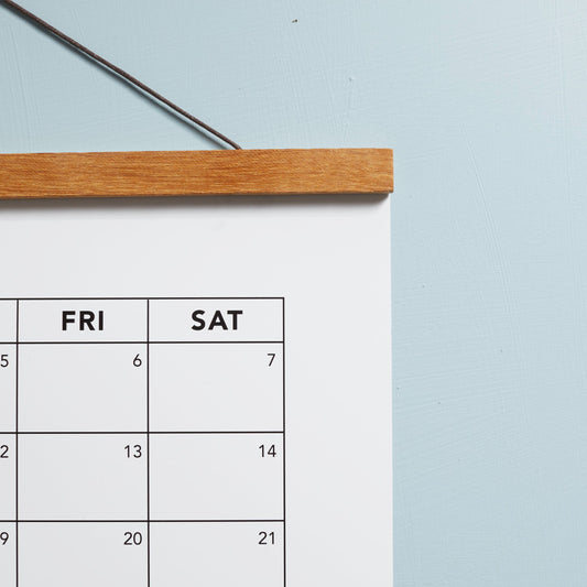 Oversized Brass Push Pin – The Essential Calendar